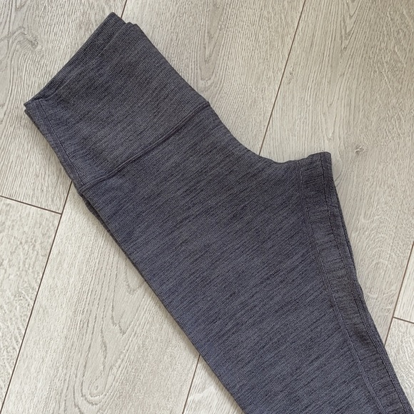 Lululemon Align II Pant 25” Heathered Black/White US 8 - like new - Picture 15 of 16
